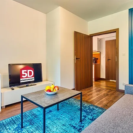 Apartament Turkusowy Z Ogrodkiem - 5d *